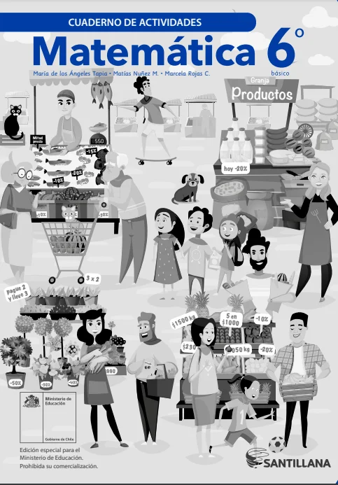 Cuaderno de Actividades - Matemáticas 6º Básico