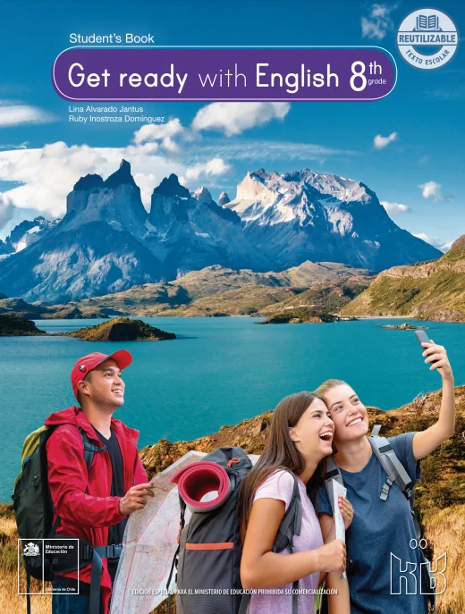 Inglés 8° Básico. Student's Book. Portada Texto.(Propuesta)