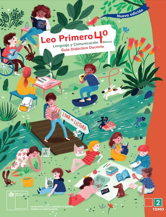 Leo Primero 4° Básico, Guía didáctica del docente Tomo 2. Edición 2024