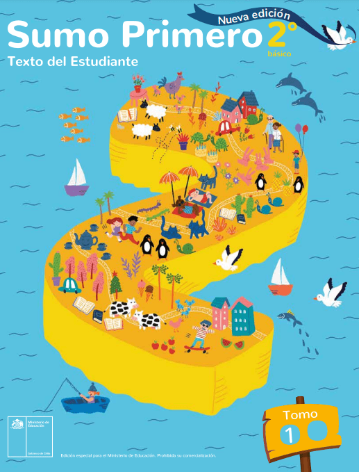 Sumo Primero 2° Básico, Texto del Estudiante Tomo 1 Edición 2024
