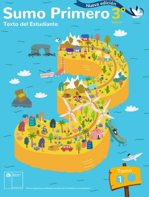 Sumo Primero 3° Básico, Texto del Estudiante Tomo 1 Edición 2024
