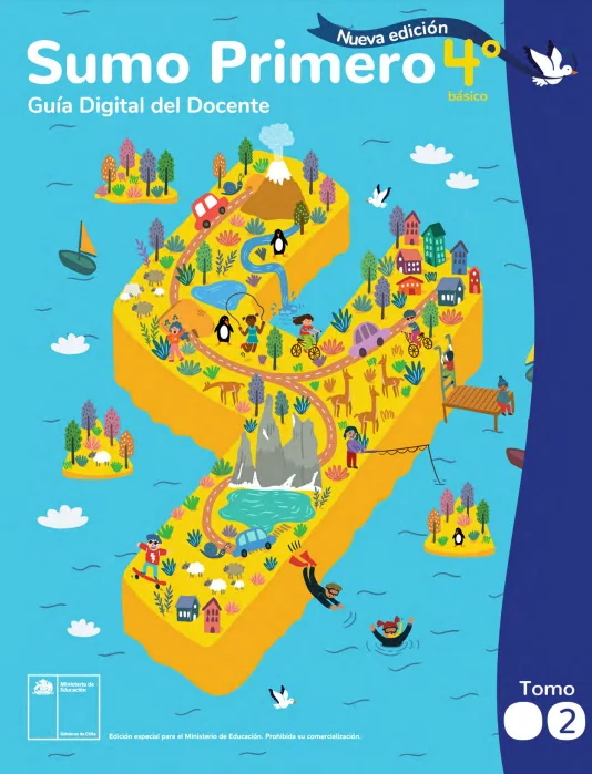 Sumo Primero 4° Básico, Mineduc, Guía Didáctica Docente Tomo 2. Edición 2024